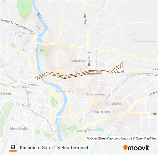 214STL Bus Line Map