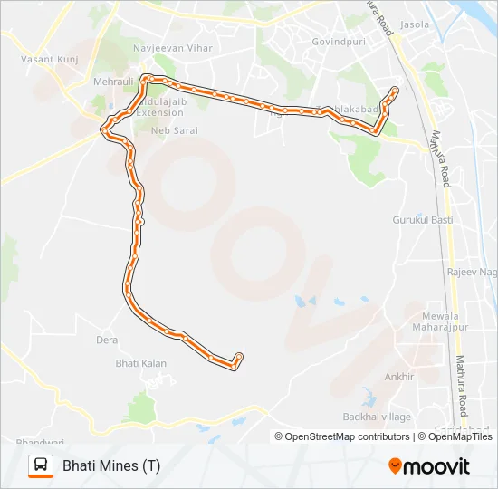 523STL Bus Line Map