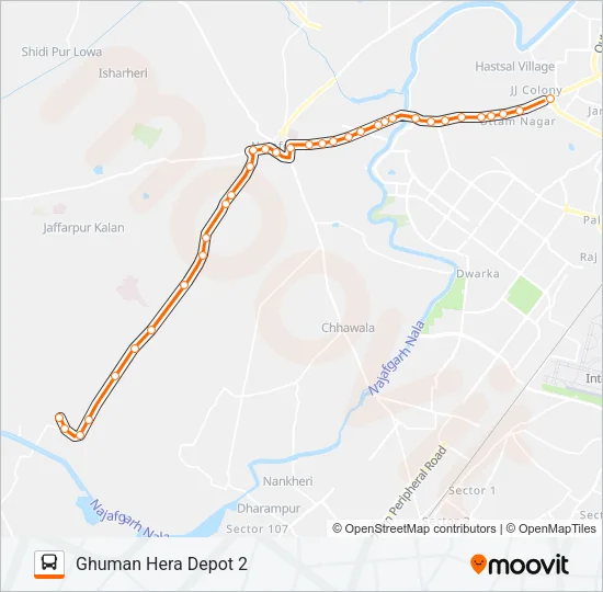 546STL Bus Line Map