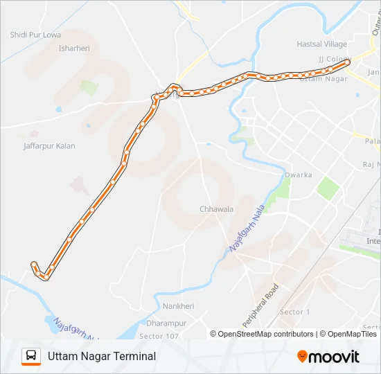 546STL Bus Line Map