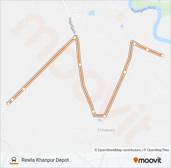 833STL Bus Line Map