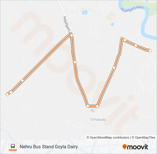833STL Bus Line Map