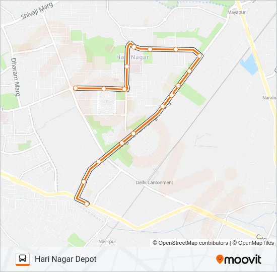 879STL Bus Line Map