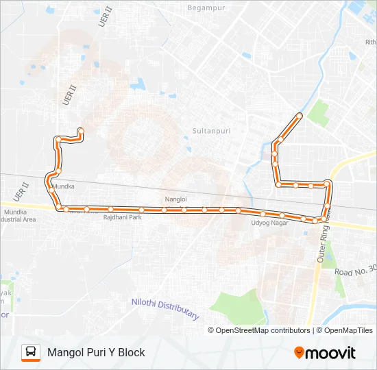 901STL Bus Line Map