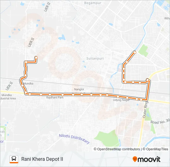 901STL Bus Line Map