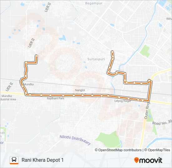 954STL Bus Line Map