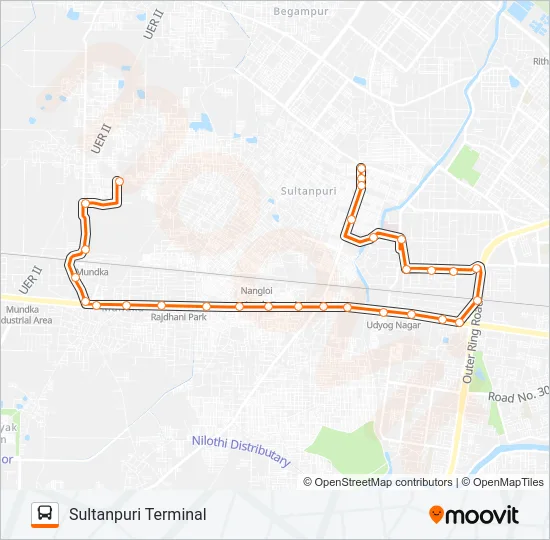 954STL Bus Line Map