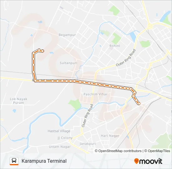991STL Bus Line Map