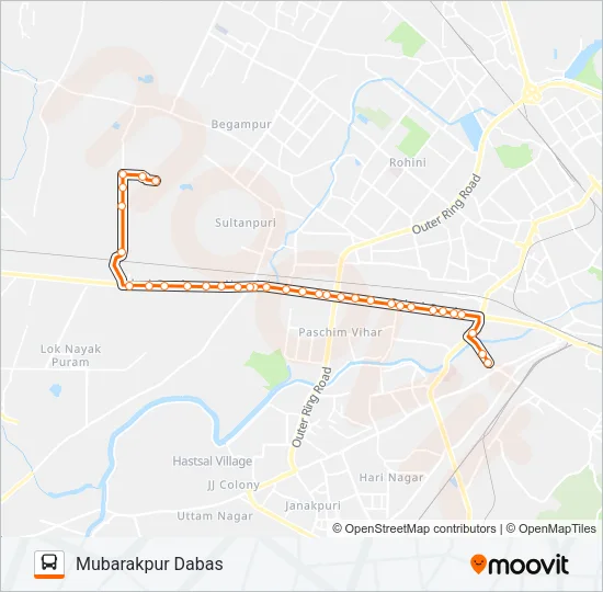 991STL Bus Line Map