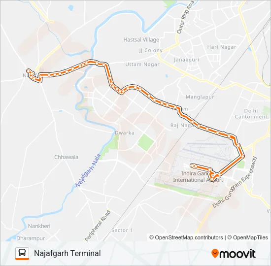 AIR-08 Bus Line Map