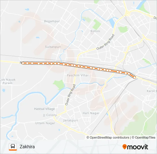 GL-91A Bus Line Map