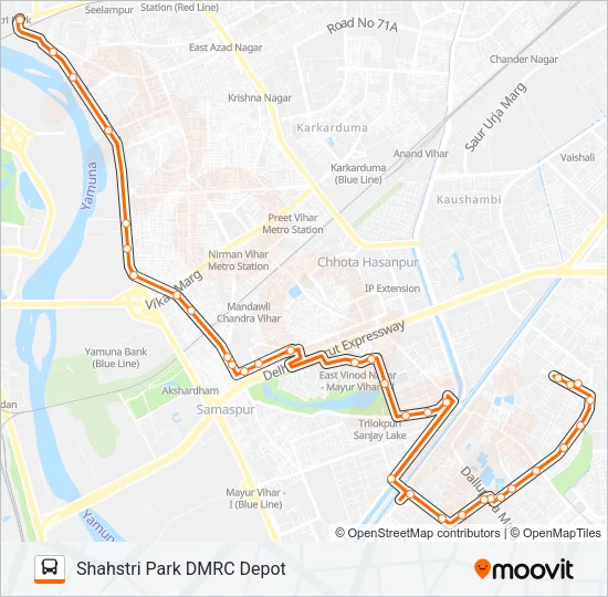 MC1372 Bus Line Map