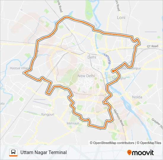 OMS(-) Bus Line Map