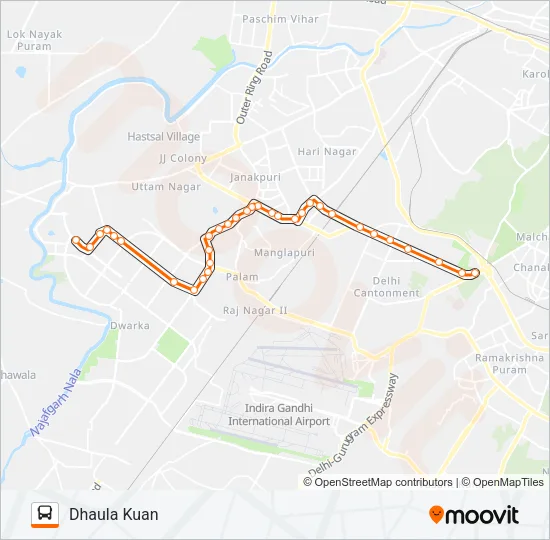 RL-75A Bus Line Map