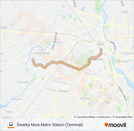 RL-77B Bus Line Map