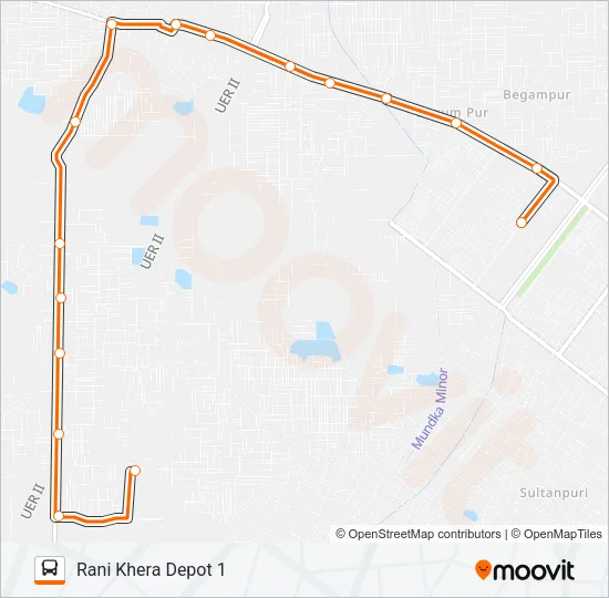 102ASTL Bus Line Map