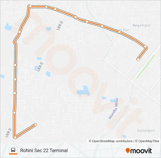 102ASTL Bus Line Map