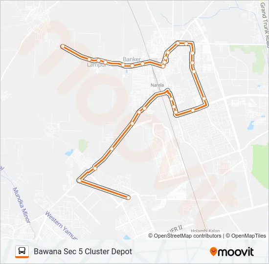 131STL2 Bus Line Map