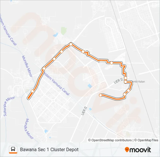 172ESTL Bus Line Map