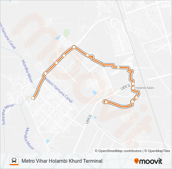 172ESTL Bus Line Map