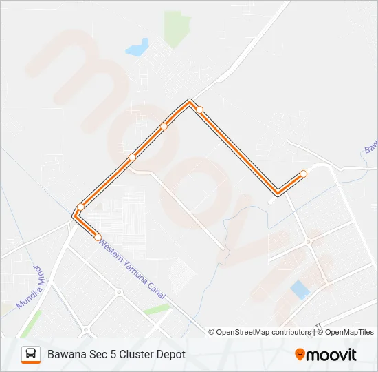 215STL2 Bus Line Map