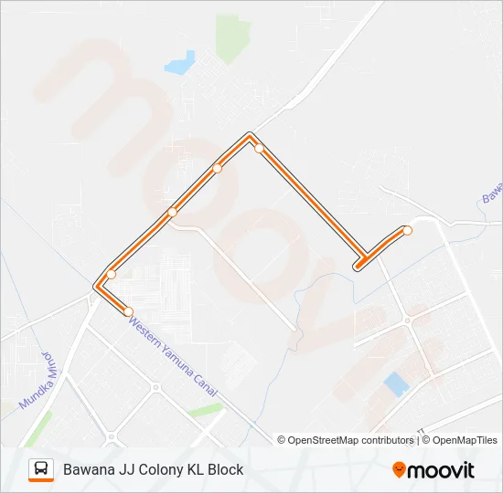 215STL2 Bus Line Map