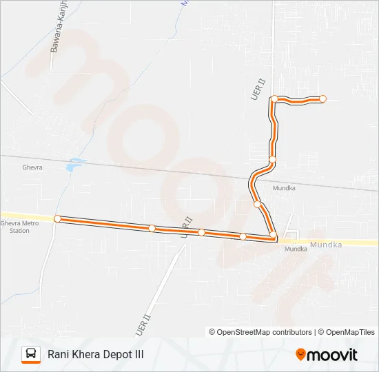 219LSTL Bus Line Map