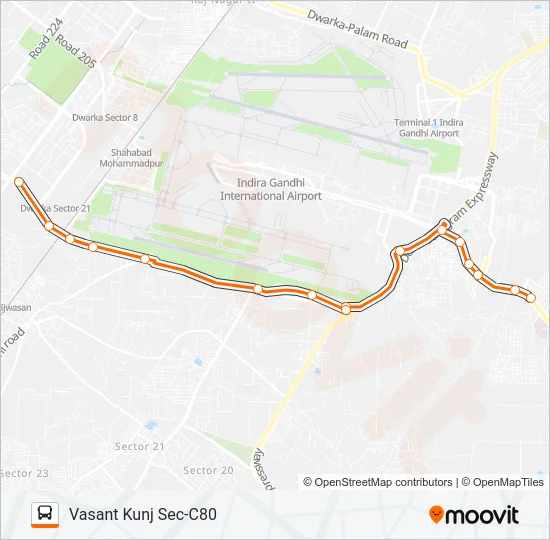356STL3 Bus Line Map