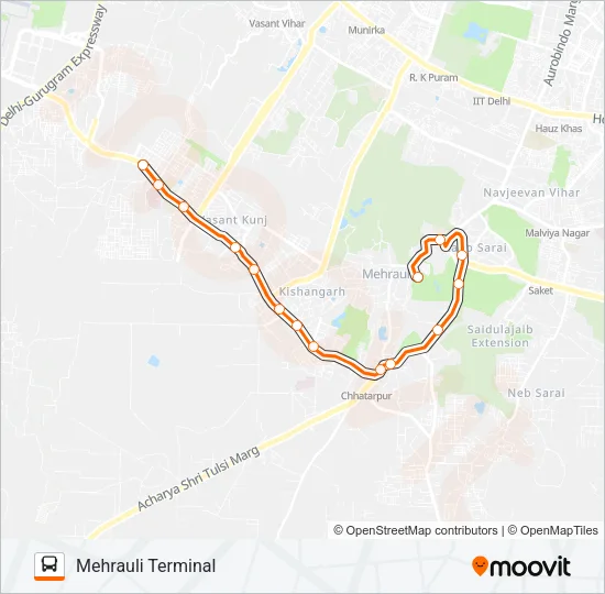 715STL2 Bus Line Map