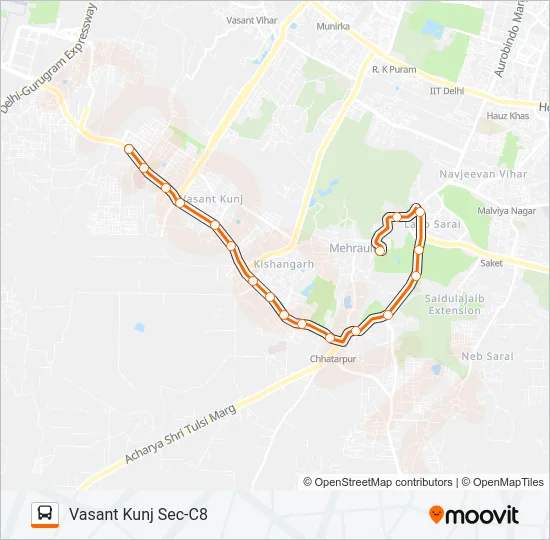 715STL2 Bus Line Map