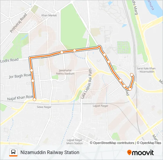 794LSTL Bus Line Map