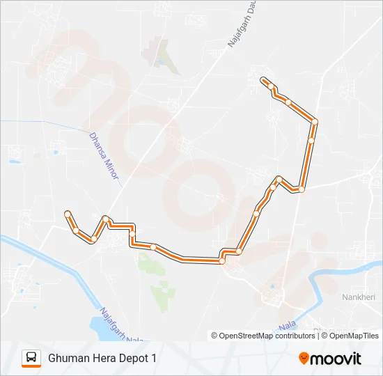819STL2 Bus Line Map
