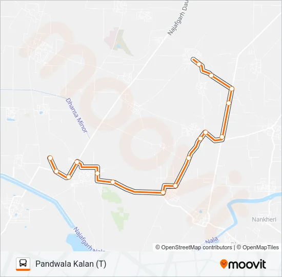 819STL2 Bus Line Map