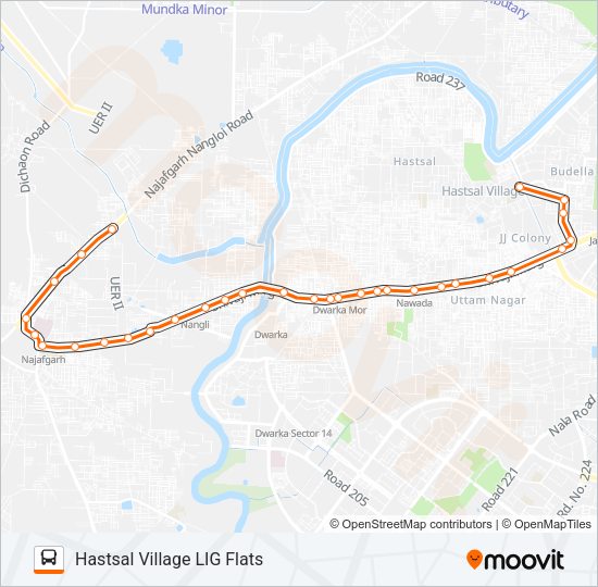824STL2 Bus Line Map