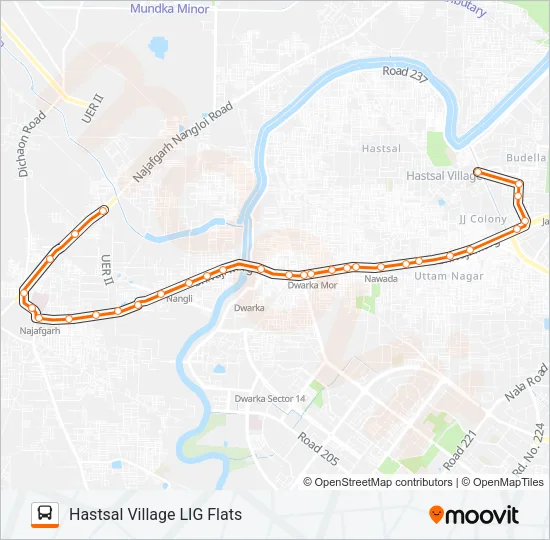 824STL2 Bus Line Map