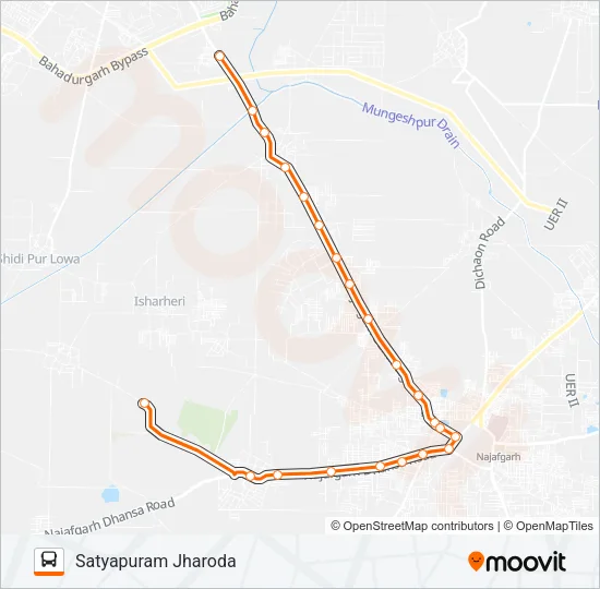 825STL2 Bus Line Map