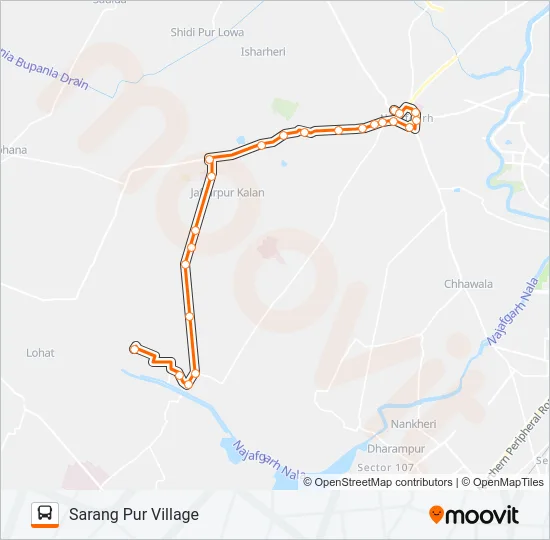 844STL2 Bus Line Map