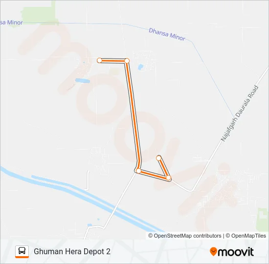 878STL2 Bus Line Map