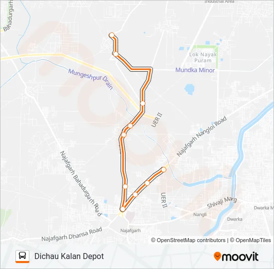934STL2 Bus Line Map