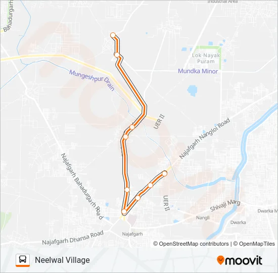 934STL3 Bus Line Map