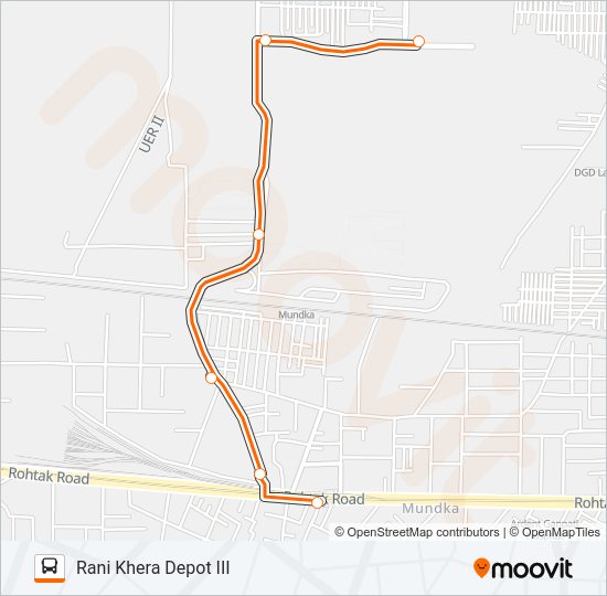 938BSTL Bus Line Map