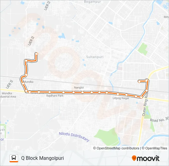 939LSTL Bus Line Map