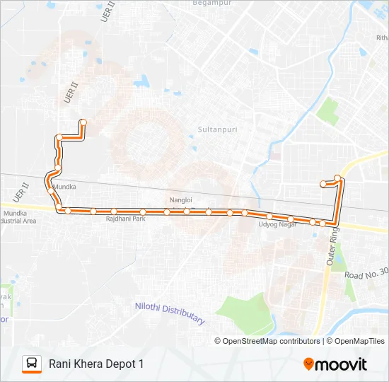 939LSTL Bus Line Map