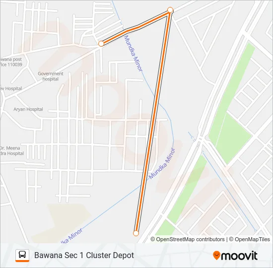 972BSTL Bus Line Map
