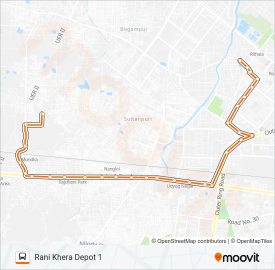 990STL2 Bus Line Map