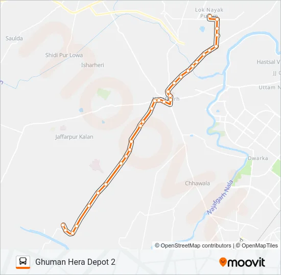998STL2 Bus Line Map