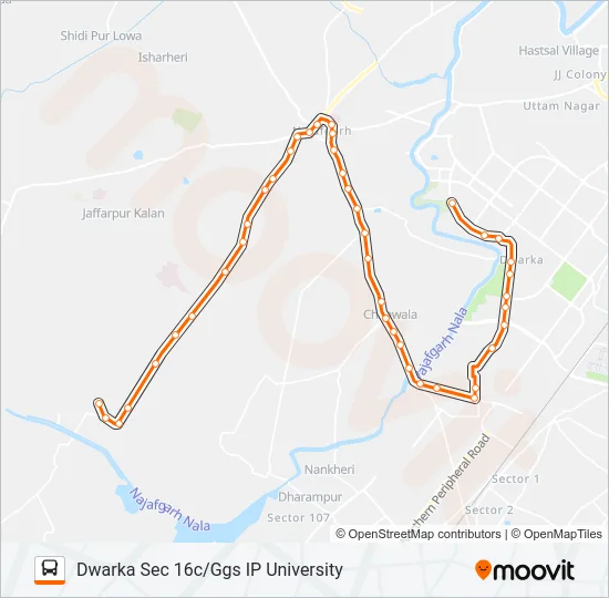 DW-3STL Bus Line Map
