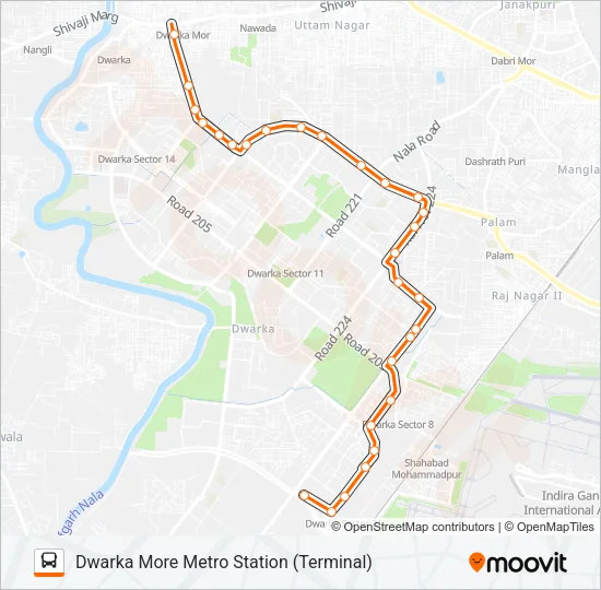 DW-4STL Bus Line Map