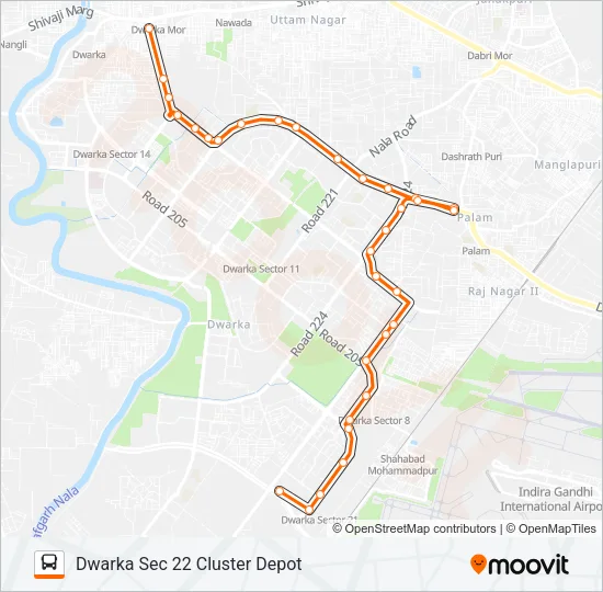 DW-4STL Bus Line Map