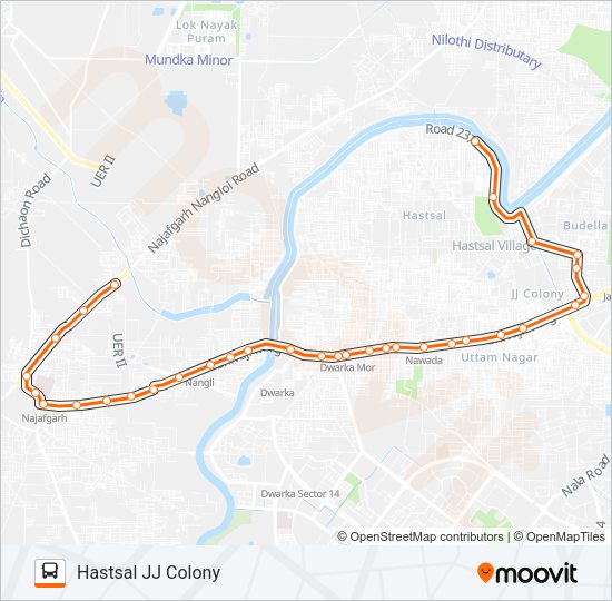 824LSTL2 Bus Line Map